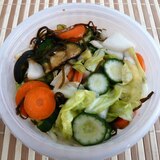 野菜たっぷり塩昆布の漬物